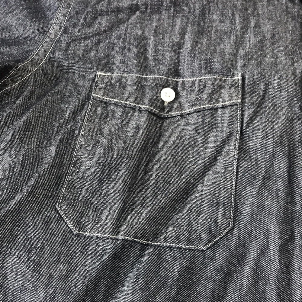 Mens XL Express denim looking shirt - Picture 3 of 7